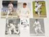 Southern county player photographs 1970s-2010s. A selection of forty colour and mono original press photographs comprising ten each of players from Sussex, Somerset, Hampshire and Glamorgan. Each photograph signed by the featured player. Signatures of Sus - 4