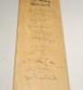 M.C.C. tour to Australia 1974/75. Full size Gray Nicholls ‘Crusader’ bat signed to the face by sixteen members of the England touring party. Signatures are Denness (Captain), Edrich, Greig, Hendrick, Willis, Underwood, Lloyd, Arnold, Amiss, Titmus, Taylor - 3