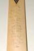 England v Pakistan 1974. Duncan Fearnley ‘Supreme’ full size bat, signed to the face by thirteen members of the England team for the 2nd Test, Lord’s 8th- 13th August 1974. Signatures are Denness (Captain), Edrich, Willis, Lloyd, Fletcher, Arnold, Greig, - 3