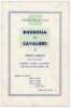 Rhodesia v Cavaliers 1963. Official programme for the match played at the Police Ground, Salisbury, 23rd- 25th March 1963. Signed to one page by nine members of the Rhodesia team. Signatures include Colin Bland, also Gripper, Partridge, Fuller, D. Pithey,