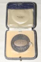 Rothmans World Cup 1966. Large silver medal presented to members of the World XI team who took part in the competition held at Lords 1966. The medal with ‘Rothmans World Cup 1966 and ‘World XI’ emblem to centre and to reverse ‘Rothmans emblem’ and ‘Presen