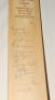 Pakistan v International XI Charity Match 10th July 2006. Fulll size &lsquo;Brit Oval&rsquo; cricket bat signed by twenty four players who took part in the charity matvch played at The Oval in aid of the President&rsquo;s Earthquake Relief Fund. Signatures include Dravid, - 2