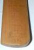 M.C.C. tour to South Africa 1948/49. Full size Sykes &lsquo;Super Selected&rsquo; cricket bat fully signed in ink to the face by all sixteen playing members of the M.C.C. touring party, and twelve of the South African team. England signatures are Mann (Captain), Grif - 3
