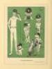 The Ashes. England v Australia 1921. Two bookplate style page extracts, each comprising illustrations by H.F. Crowther-Smith on a green background, both dated 1921. One, titled ‘A Few Impressions’ depicts caricatures of Australians A.A. Mailey, H.L. Colli - 2