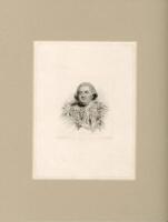 Robert Henley, 2nd Earl of Northington. President of Hambledon C.C. 1778. Original head and shoulders engraving of Northington taken from an original portrait by Sir Joshua Reynolds and published by W.C. Edwards. The print measures approx. 5.5”x8”, laid t