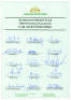 Australia 1996/1997. Official autograph sheet for the Australian team who played the West Indies and Pakistan in 1996/97. Fifteen signatures including Taylor, Healy, Bevan, McGrath, Warne, Waugh, Ponting, Blewett etc. Good condition