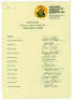 Tasmania Cricket Association. Two official autograph sheets for Tasmania v Western Australia 1989 (12 signatures) and Tasmania Shield Team 1995/96(16 signatures). Signatures include Wellham, Boon, Gilbert, Hughes, Cox, Divenuto, Young, Miller, Ponting etc