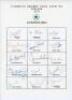 Pakistan team for the Prudential World Cup, England 1979. Official autograph sheet with printed title and players’ names, fully signed in ink in different coloured pens by all fifteen of the listed members of the touring party. Signatures are Asif Iqbal (