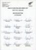 New Zealand 1997. Three official autograph sheets, all fully signed. Sheets are New Zealand tour to India, May 1997 (17 signatures), team for the first Test v England, Eden Park, 24th- 28th January 1997 (15), and the tour to Kenya and Zimbabwe 1997 (18). - 2