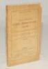 Wisden Cricketers’ Almanack 1881. 18th edition. Original paper wrappers. Some wear with small loss to front wrapper corners, some age toning to wrappers, minor wear with small loss to spine paper otherwise in very good condition