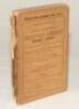 Wisden Cricketers’ Almanack 1887. 24th edition. Original paper wrappers. Some very minor wear to wrappers, breaking to spine block with wear and loss to spine paper otherwise in good/very good condition