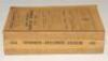 Wisden Cricketers' Almanack 1921. 58th edition. Original paper wrappers. Partial reinforcement to spine paper. Small corner repair to top right hand corner of front wrapper, some darkening and age toning to wrappers and spine paper otherwise in good/very - 2