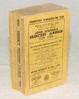 Wisden Cricketers’ Almanack 1936. 73rd edition. Original paper wrappers. Slight bowing to spine, minor wear to wrappers and spine paper, small loss to head of spine paper otherwise in good condition