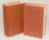 Wisden Cricketers‚‘ Almanack 1950 and 1951. Original hardback. The 1950 edition with dulling to gilt titles on spine, some browning to end papers otherwise in good+ condition, the 1951 edition with broken front and rear internal hinges, dulling to gilt ti