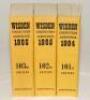 Wisden Cricketers‚‘ Almanack 1964, 1965 and 1966. Original limp cloth covers. Odd minor faults otherwise in very good condition. Qty 3 - 2