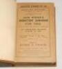 Wisden Cricketers‚‘ Almanack 1900. 37th edition. Bound in light brown boards, with original paper wrappers, with gilt titles to spine. Minor wear and very slight loss to top edge of rear wrapper, cricketers names handwritten to inside front board and back