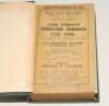 Wisden Cricketers‚‘ Almanack 1908. 45th edition. Bound in green boards, with original paper wrappers, with gilt titles to spine, red speckled page edges. Minor wear and minor soiling to wrappers otherwise in good+condition