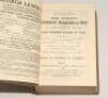 Wisden Cricketers‚‘ Almanack 1914 and 1915. 51st & 52nd editions. Both editions bound in dark brown boards, the 1915 edition with original paper wrappers, the 1914 lacking, with gilt titles to spine. The 1914 edition complete and in good+ condition, the 1