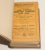 Wisden Cricketers‚‘ Almanack 1922 and 1923. 59th & 60th editions. Both editions bound in dark brown boards, with original paper wrappers, with gilt titles to spine. The 1922 edition with minor wear to wrapper edges, the 1923 edition with old tape to spine