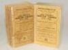 Wisden Cricketers‚‘ Almanack 1926 and 1932. 63rd & 69th editions. Original paper wrappers. The 1926 edition with wear to wrappers with small loss, wear to spine paper with small loss, internal page good, the 1932 wrappers worn, soiled and with minor loss,