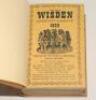 Wisden Cricketers‚‘ Almanack 1939. 76th edition. Bound in dark brown boards, with original cloth covers, with gilt titles to spine. Very light soiling to covers otherwise in good/very good condition