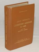 Wisden Cricketers‚‘ Almanack 1909. 46th edition. Original hardback. The photographic plate slightly protrudes from the page block otherwise in excellent condition throughout with gilt titles to front board and spine bright. A rare early hardback edition. 