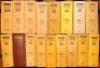 Wisden Cricketers‚‘ Almanack 1978 to 1999. Original hardback editions with dustwrapper with the exception of the 1987 edition which is lacking. Some light fading to the spine of the odd dustwrapper spine, minor wear to odd dustwrapper otherwise in good co