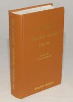 Wisden Cricketers‚‘ Almanack 1905. Willows softback reprint (1998) in light brown hardback covers with gilt lettering. Un-numbered limited edition. Very good condition