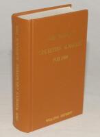 Wisden Cricketers’ Almanack 1908. Willows softback reprint (2000) in light brown hardback covers with gilt lettering. Un-numbered limited edition. Minor wear to top of spine otherwise in very good condition