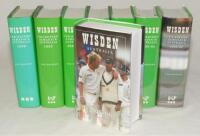 Wisden Cricketers‚‘ Almanack- Australia. Full set of eight Almanacks for 1998 (1st Edition), 1999, 2000-01, 2001-02, 2002-03, 2003-04, 2004-05 and 2005-06. Original hardbacks with dustwrappers. Minor light fading to the spine of the 1998 dustwrapper other