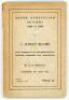 ‘South Australian Cricket 1880 to 1930. A Jubilee Record‚‘. C.B. O’Reilly. Foreword by Clem Hill. Adelaide 1930. Printed at the offices of The Maitland Watch, Adelaide. 8vo. 256pp. Complete. Original paper wrappers. Ownership name and neat annotations in 