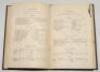 ‘At the Wickets. New South Wales versus Victoria [1856-1888]’. Harry W. Hedley ‘Mid-on of the Leader’. Centennial Printing & Publishing Ltd, Melbourne 1888. Bound in black cloth, lacking original wrappers. Also lacking title page. Red speckled page edges. - 4