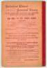 ‘World of Cricket. 50 years of Cricket. England v Australia. Colony v Colony. 1856-1895. Third edition’. F.J. Ironside. Published by W. Dymock, Sydney 1895. Printed by McCarron, Stewart & Co., Sydney. Bound (possibly rebound) in stiffened boards with orig - 2