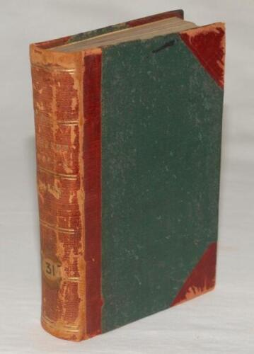 ‘The Australian Cricket Annual. A complete Record of Australian Cricket’. 1897 and 1898, second and third (final) years of issue. Edited by John C. Davis. George Robertson & Co., Sydney 1896. Two issues bound as one volume in quarter leather, red speckled