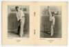 ‘Cabinet-size Portraits (in position at the wicket) of A .E. Stoddart’s English Cricket team visiting Australia 1897-1898’. A.D. Jones & Co, Ludgate Hill, London 1897. 16pp. Complete. Small booklet comprising fourteen portraits of the thirteen players and - 3