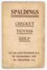 ‘The Australian Cricket Team, 1909’. H.V.L. Stanton (“Wanderer”). Published at ‘The Sportsman Offices’, London 1909. 47pp pre-tour brochure comprising an article by Wanderer, fixture list, player biographies, sketch portraits etc. Complete with original d - 2