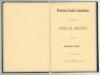 ‘Victorian Cricket Association Annual Report’ 1909/10 and 1916/17. Two official annual reports, the 1909/10 issue bound in original red cloth, printed by Modern Printing Co., Melbourne. The 1916/17 in original green cloth, printed by W. & J. Barr, Fitzroy - 3