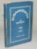 ‘East Melbourne Cricket Club. Its History 1860 to 1910 Jubilee Year’. A.E. Clarke. George Robertson & Company, Melbourne 1910. Original blue cloth with decorative title in white to front cover. Original newspaper cuttings slipped in and laid down to insid