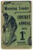 ‘The Morning Leader Cricket Annual 1905’. Edited by ‘The Rover’ Alfred Gibson. 96pp. Original decorative green paper wrappers. Padwick 1114. Some age toning to wrappers with small nick to front wrapper, otherwise in good condition. A rarer cricket annual 