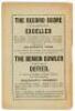 &lsquo;Evening News Cricket Annual&rsquo; 1898. Compiled by &lsquo;Umpire&rsquo;. Sketches by &lsquo;Rip!&rsquo;. Association Newspapers. Second year of issue. Original decorative paper wrappers. 64pp. Padwick 1070. Slight age toning and wear to wrappers, otherwise in good condition - 2