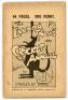 &lsquo;Evening News Cricket Annual&rsquo; 1899. Compiled by &lsquo;Umpire&rsquo;. Sketches by &lsquo;Rip!&rsquo;. Association Newspapers. Third year of issue. Original decorative paper wrappers. 64pp. Padwick 1070. Slight age toning to wrappers, rusting to staples, otherwise in good/ very g