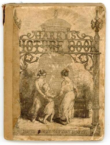 ‘Harry’s Picture Book’. Harry’s Ladder to Learning Series with fifty illustrations. David Bogue, Fleet Street 1849. Various sports and pastimes illustrated including trap and ball, running with a hoop, kite flying, marbles, leap-frog, shuttlecock etc. Wor