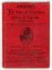 ‘Ten Years of First Class Cricket In England 1894-1903’. Compiled by S. Santall, Warwickshire XI. Birmingham 1904. Original decorative red limp cloth wrappers. Padwick 930. Minor soiling to wrappers, otherwise a nice copy