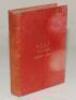 ‘Scores Made In County Matches by The Gloucestershire County Cricket Club’. 1870-1903. Published by J.W. Arrowsmith, Bristol. A compilation of issues comprising a full run for the period, all bound in one volume in red cloth boards. Includes an original f