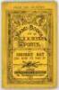 ‘The Cricket Bat and how to use it’. ‘An Old Cricketer’ (Nicholas Wanostrocht). Second edition, Handbooks of Field & River Sports, London 1865. Original stiffened boards with pictorial yellow cloth. Padwick 398. Bookplate of J.W. Goldman to inside front c