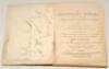 ‘The Cricketer’s Manual: containing a brief review of the Character, History and Elements of Cricket.... by ‘Bat’. Charles Box. London 1851. 5th edition. Inscribed to front end paper ‘Charles Manley with the authors regards, January 1875’. Original decora - 3