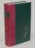 ‘Arlott. The Authorised Biography’. David Rayvern Allen. London 1994. Rare limited edition of only twelve copies specially bound by Boundary Books in red quarter leather and green cloth, with gilt illustration of Arlott to front, and gilt title to spine w