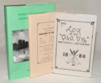 J.W. McKenzie facsimile reprints. Two titles, ‘Lillywhite’s Illustrated Hand-Book of Cricket’. Edited by A Cantab.. Facsimile reprint published by J.W. McKenzie 1988. ‘The Log of the “Old Un” from Liverpool to San Francisco 1886’ 1994. Both titles with si