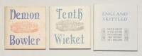 New Zealand. Two limited edition titles published by Nag’s Head Press, Christchurch, New Zealand. Titles are ‘Demon Bowler. Australian XI v. Canterbury XV played at Hagley Park, Christchurch 19, 23, 24 January 1878’, 1980. Limited edition no. 57/225. ‘Ten