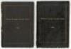 Surrey County Cricket Club Handbook 1898 & 1900. Two original handbooks in original dark brown boards printed with titles to fronts. The 1898 with wear and loss to spine, front cover detached. The 1900 with some wear to spine and boards, and age toning to